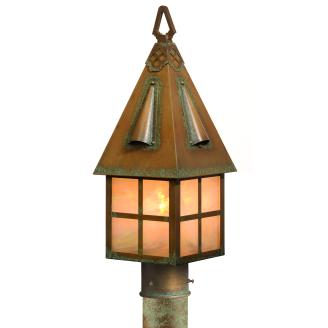 cottage style outdoor post light