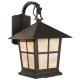 bronze outdoor wall lantern arts and crafts