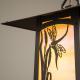 outdoor wall light with dragonfly